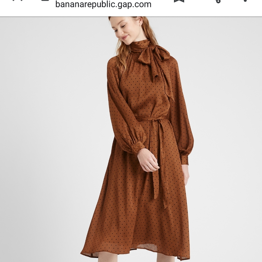 COPY - Gorgeous Caramel Crinkle Midi Dress